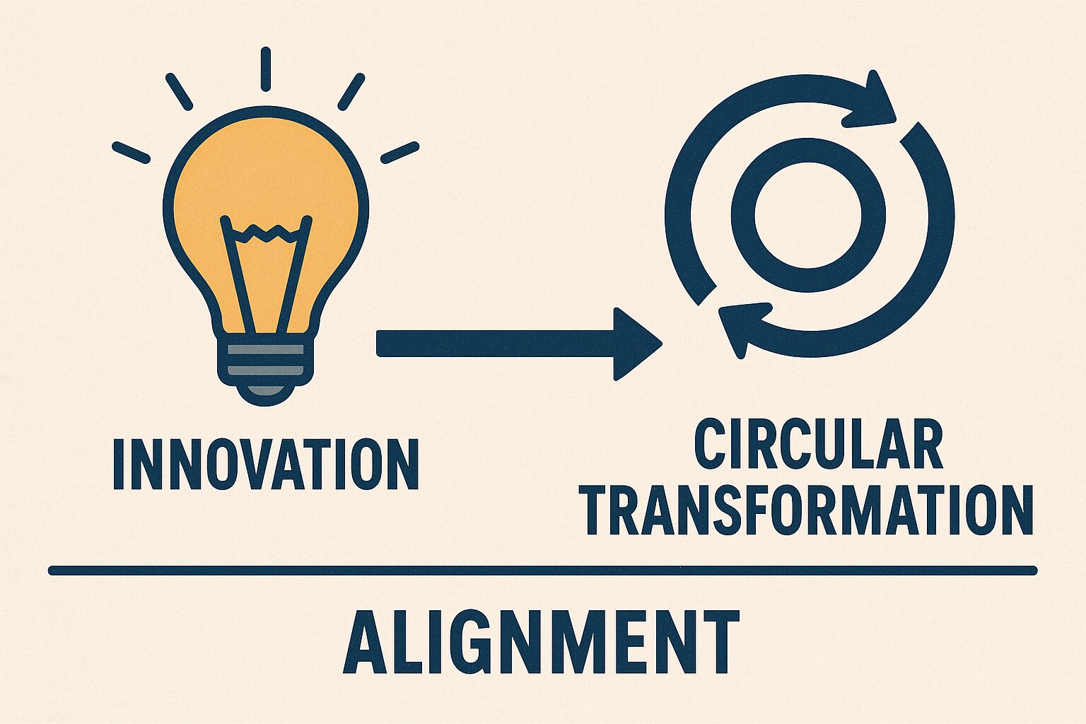 Icons for innovation and for circular transformation